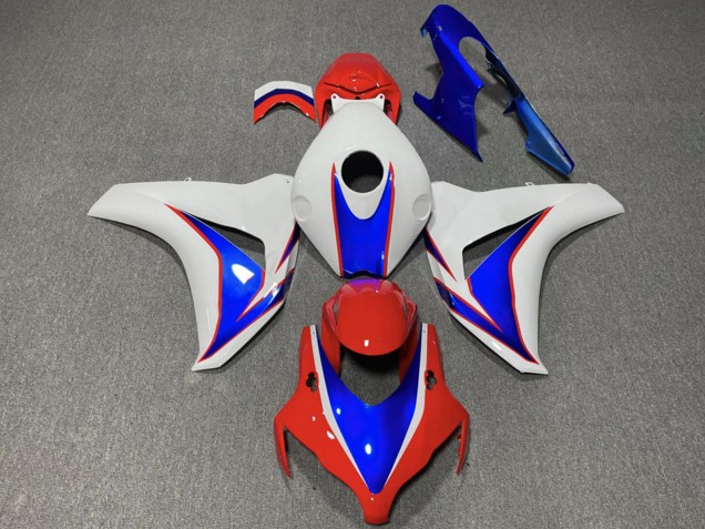 Billige Honda CBR1000RR Motorrad Verkleidung 2008-2011 - Weiss Blau Rot