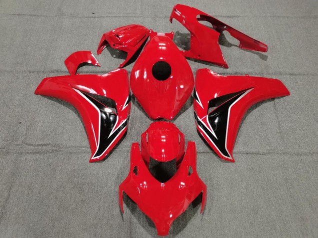 Billige Honda CBR1000RR Motorrad Verkleidung 2008-2011 - Rot Glanzendes Schwarz OEM Stil