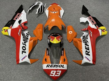 Billige Honda CBR1000RR Motorrad Verkleidung 2017-2023 - Orange Weiss Gelb Rot Glanzendes Schwarz Red Bull Repsol 93