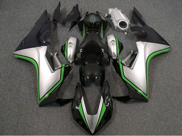 Billige Honda CBR1000RR Motorrad Verkleidung 2017-2024 - Silber Grun Glanzendes Schwarz