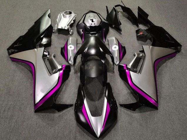 Billige Honda CBR1000RR Motorrad Verkleidung 2017-2024 - Silber Rosa Glanzendes Schwarz