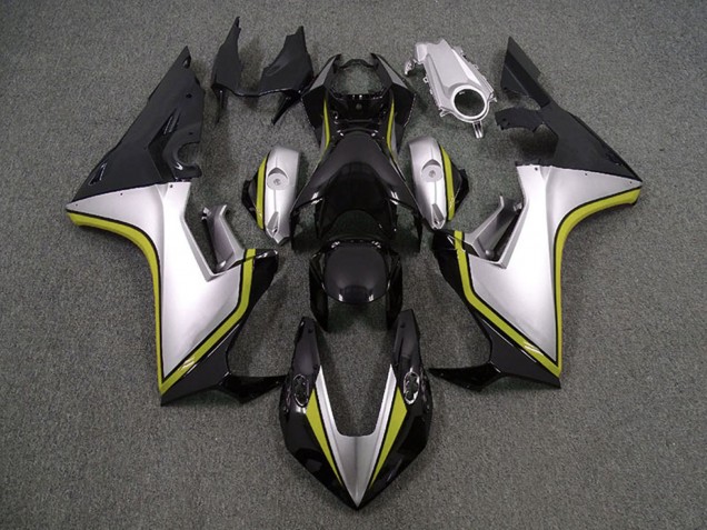 Billige Honda CBR1000RR Motorrad Verkleidung 2017-2024 - Silber Gelb Glanzendes Schwarz