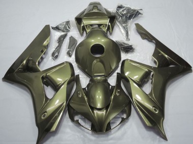Billige Honda CBR1000RR Motorrad Verkleidung 2006-2007 - Olive Grun