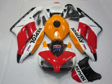Billige Honda CBR1000RR Motorrad Verkleidung 2004-2005 - Weiss Orange Rot Glanzendes Schwarz Repsol HRC