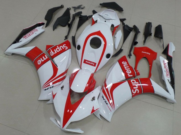 Billige Honda CBR1000RR Motorrad Verkleidung 2012-2016 - Weiss Rot Supreme