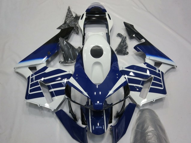 Billige Honda CBR600RR Motorrad Verkleidung 2003-2004 - Weiss Blau