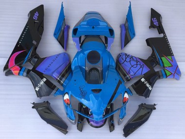 Billige Honda CBR600RR Motorrad Verkleidung 2005-2006 - Blau Hai