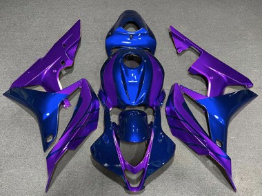 Billige Honda CBR600RR Motorrad Verkleidung 2007-2008 - Blau Lila