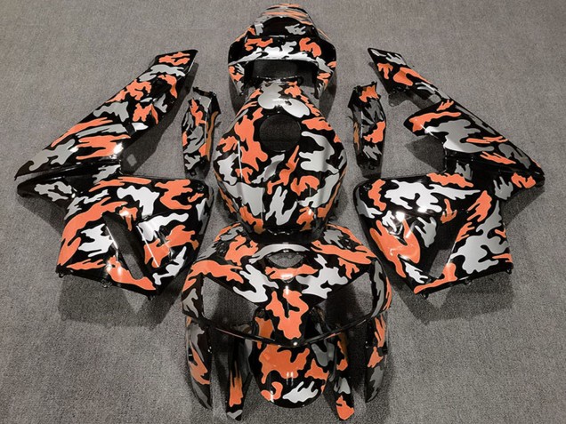 Billige Honda CBR600RR Motorrad Verkleidung 2005-2006 - Camouflage Hellorange
