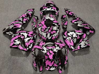 Billige Honda CBR600RR Motorrad Verkleidung 2005-2006 - Camouflage HellRosa