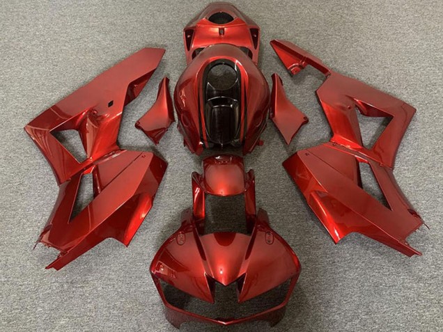 Billige Honda CBR600RR Motorrad Verkleidung 2013-2023 - Bonbon Rot und Schwarz
