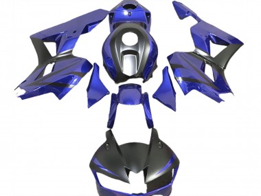 Billige Honda CBR600RR Motorrad Verkleidung 2013-2023 - Blau Matt Schwarz
