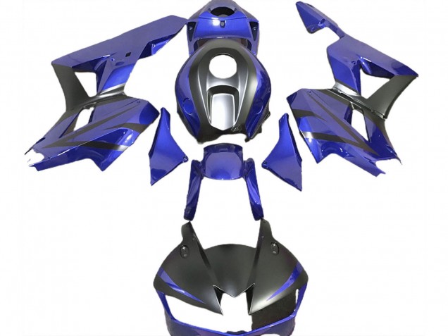 Billige Honda CBR600RR Motorrad Verkleidung 2013-2023 - Blau Matt Schwarz