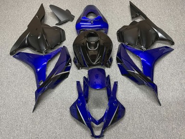 Billige Honda CBR600RR Motorrad Verkleidung 2009-2012 - Blau Glanzendes Schwarz OEM Stil