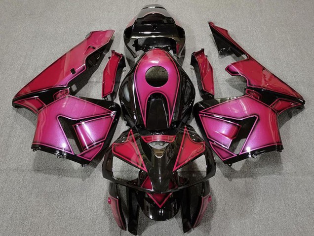 Billige Honda CBR600RR Motorrad Verkleidung 2005-2006 - Dunkel Rosa