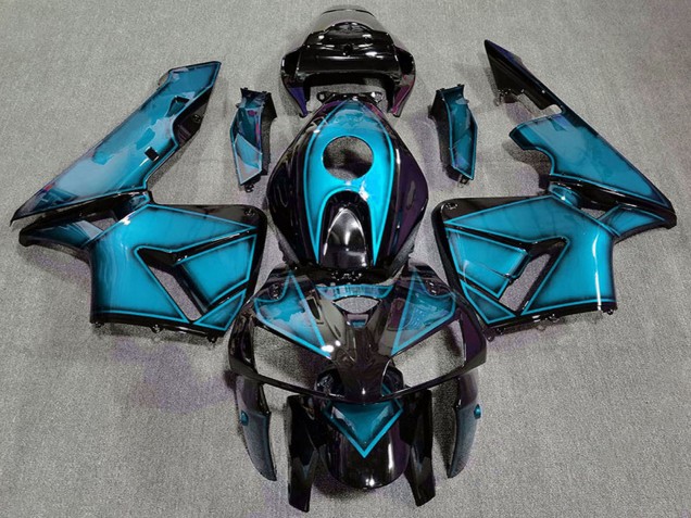 Billige Honda CBR600RR Motorrad Verkleidung 2005-2006 - Dunkel Hellblau