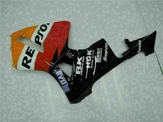 Billige Honda CBR600RR Motorrad Verkleidung 2005-2006 - Orange Weiss Rot Schwarz Repsol