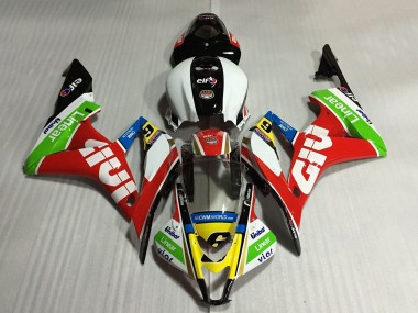 Billige Honda CBR600RR Motorrad Verkleidung 2007-2008 - Weiss Rot Grun Gelb Glanzendes Schwarz Givi 6