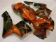 Billige Honda CBR600RR Motorrad Verkleidung Kit 2005-2006 - Orange Schwarz