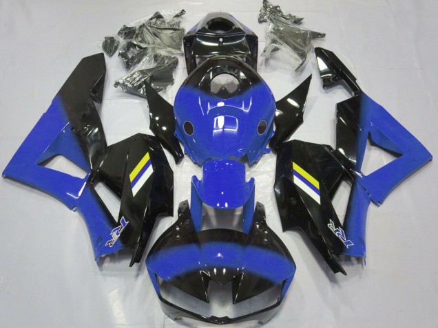 Billige Honda CBR600RR Motorrad Verkleidung 2013-2023 - Blau Glanzendes Schwarz Weiss Gelb