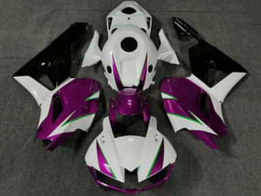 Billige Honda CBR600RR Motorrad Verkleidung 2013-2023 - Weiss Rosa Grun Glanzendes Schwarz