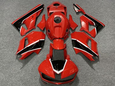 Billige Honda CBR600RR Motorrad Verkleidung 2013-2023 - Rot Schwarz Weiss Gelb