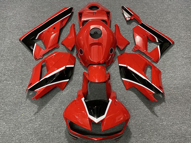 Billige Honda CBR600RR Motorrad Verkleidung 2013-2023 - Rot Schwarz Weiss Gelb
