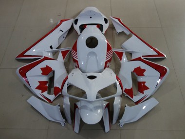 Billige Honda CBR600RR Motorrad Verkleidung 2005-2006 - Weiss Rot Canada