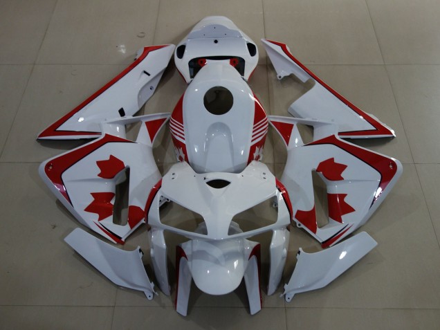 Billige Honda CBR600RR Motorrad Verkleidung 2005-2006 - Weiss Rot Canada