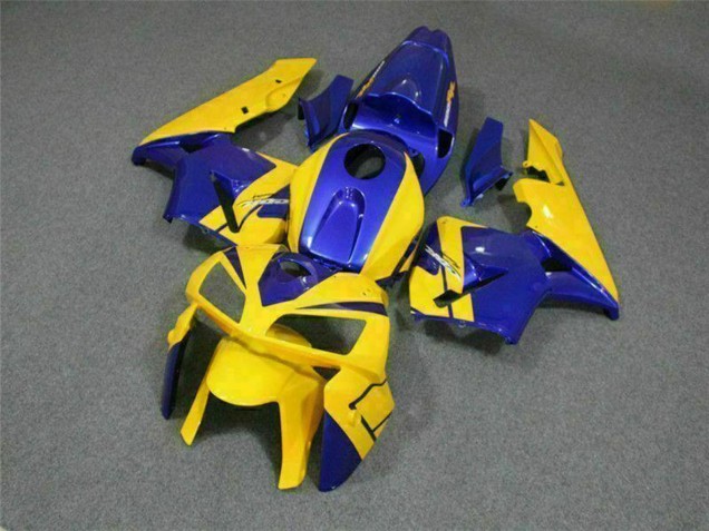 Billige Honda CBR600RR Motorrad Verkleidung 2005-2006 - Gelb Blau