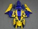 Billige Honda CBR600RR Motorrad Verkleidung 2005-2006 - Gelb Blau