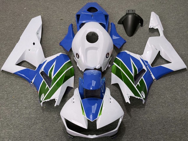 Billige Honda CBR600RR Motorrad Verkleidung 2013-2023 - Weiss Blau Grun