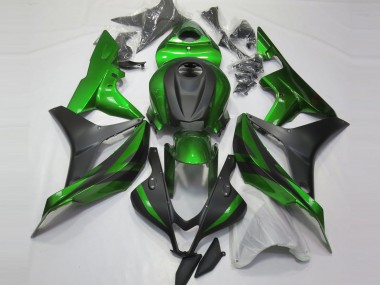 Billige Honda CBR600RR Motorrad Verkleidung 2007-2008 - Grun Matt Schwarz
