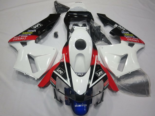 Billige Honda CBR600RR Motorrad Verkleidung 2003-2004 - Weiss Rot Blau Glanzendes Schwarz Lee