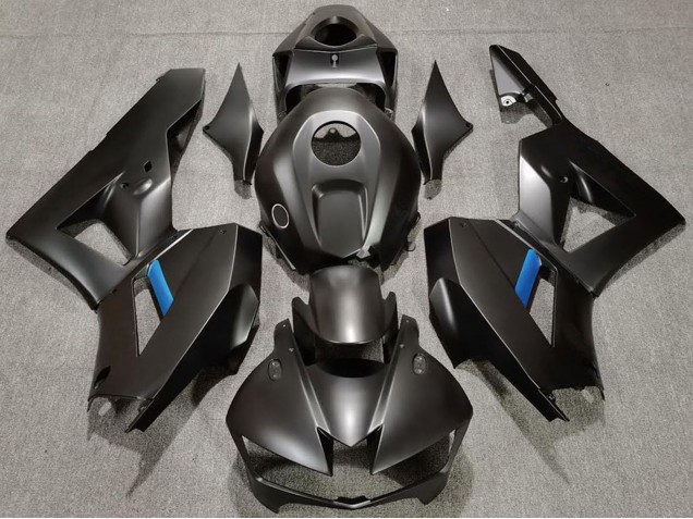 Billige Honda CBR600RR Motorrad Verkleidung 2013-2023 - Matt Schwarz Hellblau