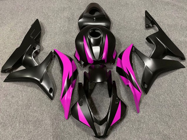 Billige Honda CBR600RR Motorrad Verkleidung 2007-2008 - Rosa Matt Schwarz