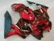 Billige Honda CBR600RR Motorrad Verkleidung 2005-2006 - Rot Schwarz