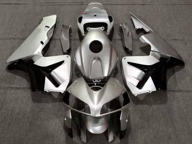Billige Honda CBR600RR Motorrad Verkleidung 2005-2006 - Matt Silber und Schwarz