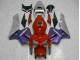 Billige Honda CBR600RR Motorrad Verkleidung 2005-2006 - Rot Lila Grau