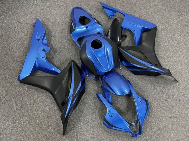 Billige Honda CBR600RR Motorrad Verkleidung 2007-2008 - Blau Matt Schwarz OEM Stil