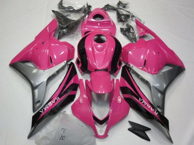 Billige Honda CBR600RR Motorrad Verkleidung 2009-2012 - Silber Rosa Glanzendes Schwarz OEM Stil