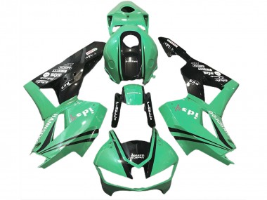 Billige Honda CBR600RR Motorrad Verkleidung 2013-2023 - Grun Glanzendes Schwarz