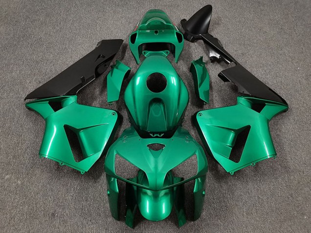 Billige Honda CBR600RR Motorrad Verkleidung 2005-2006 - Blau Grun CBR Stil