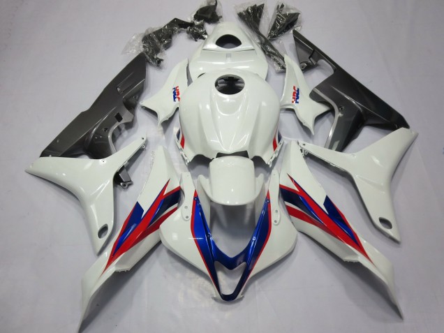Billige Honda CBR600RR Motorrad Verkleidung 2007-2008 - Weiss Rot Blau HRC
