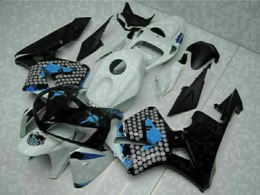 Billige Honda CBR600RR Motorrad Verkleidung 2005-2006 - Weiss Schwarz Grun