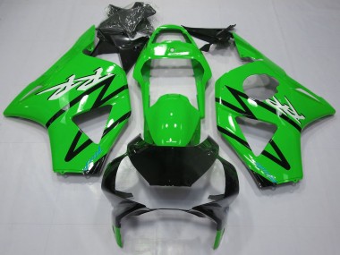 Billige Honda CBR954RR Motorrad Verkleidung 2002-2003 - Grun Glanzendes Schwarz