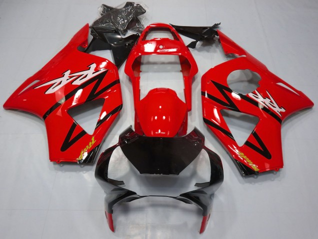 Billige Honda CBR954RR Motorrad Verkleidung 2002-2003 - Rot Glanzendes Schwarz