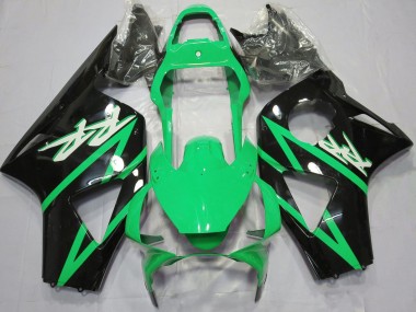 Billige Honda CBR954RR Motorrad Verkleidung 2002-2003 - Grun Glanzendes Schwarz