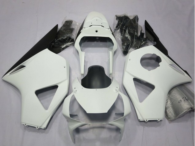 Billige Honda CBR954RR Motorrad Verkleidung 2002-2003 - Weiss Glanzendes Schwarz