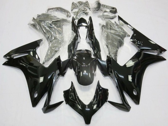 Billige Honda CBR500R Motorrad Verkleidung 2013-2015 - Glanzendes Schwarz